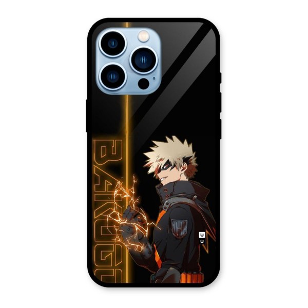 Young Bakugo Glass Back Case for iPhone 13 Pro