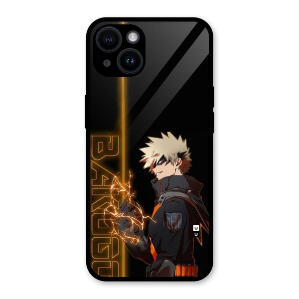 Young Bakugo Glass Back Case for iPhone 14