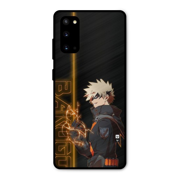 Young Bakugo Metal Back Case for Galaxy S20