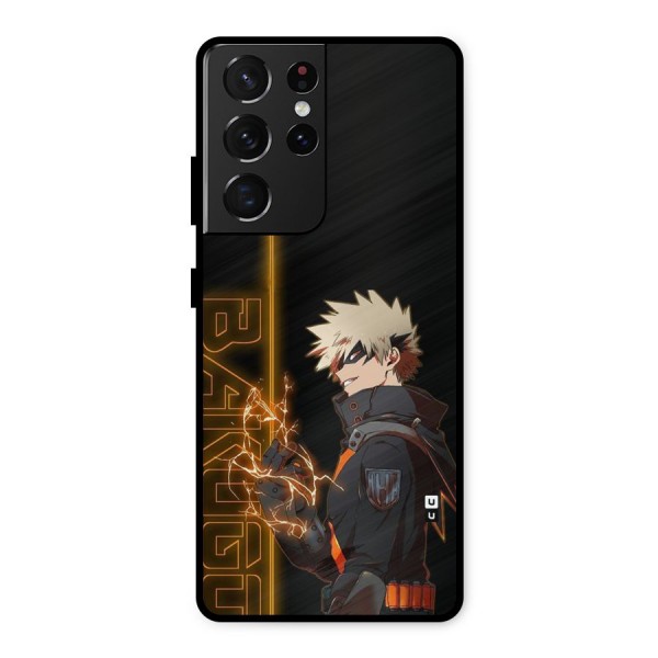 Young Bakugo Metal Back Case for Galaxy S21 Ultra 5G