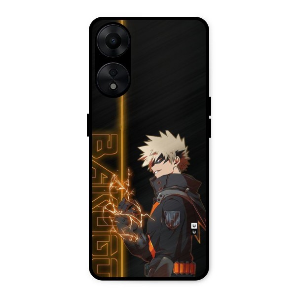 Young Bakugo Metal Back Case for Oppo A78 5G