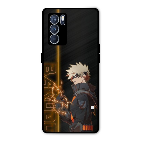 Young Bakugo Metal Back Case for Oppo Reno6 Pro 5G