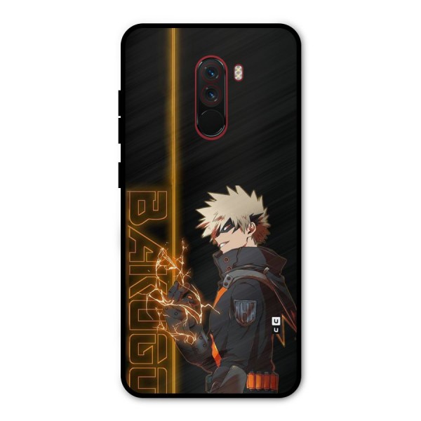 Young Bakugo Metal Back Case for Poco F1