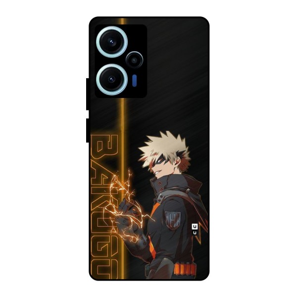 Young Bakugo Metal Back Case for Poco F5