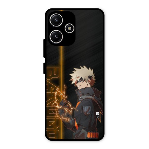 Young Bakugo Metal Back Case for Redmi 12 5G