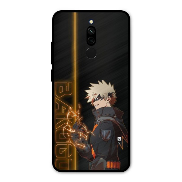 Young Bakugo Metal Back Case for Redmi 8