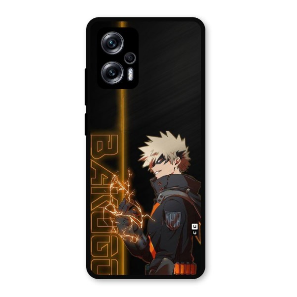 Young Bakugo Metal Back Case for Redmi K50i