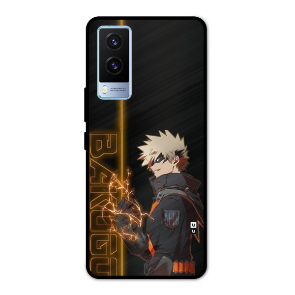 Young Bakugo Metal Back Case for Vivo V21e 5G