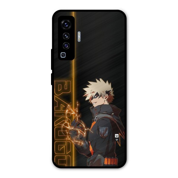 Young Bakugo Metal Back Case for Vivo X50