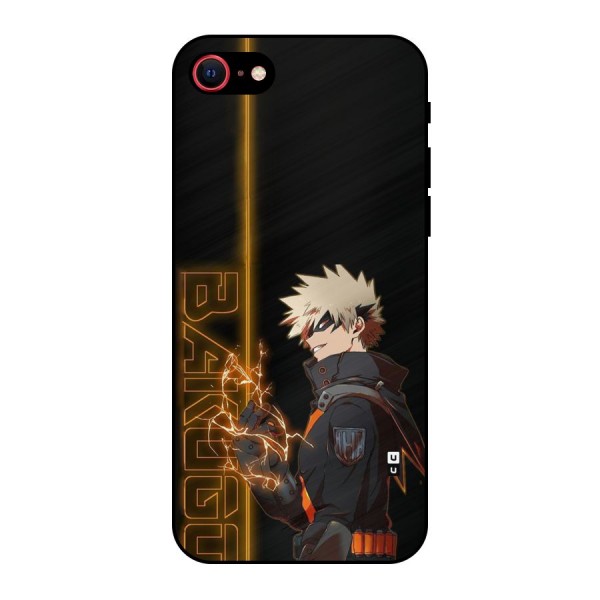 Young Bakugo Metal Back Case for iPhone 8