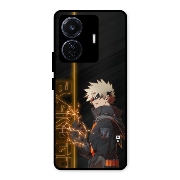 Young Bakugo Metal Back Case for iQOO Z6