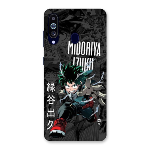 Young Midoriya Back Case for Galaxy A60