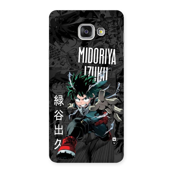 Young Midoriya Back Case for Galaxy A7 (2016)