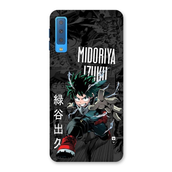 Young Midoriya Back Case for Galaxy A7 (2018)