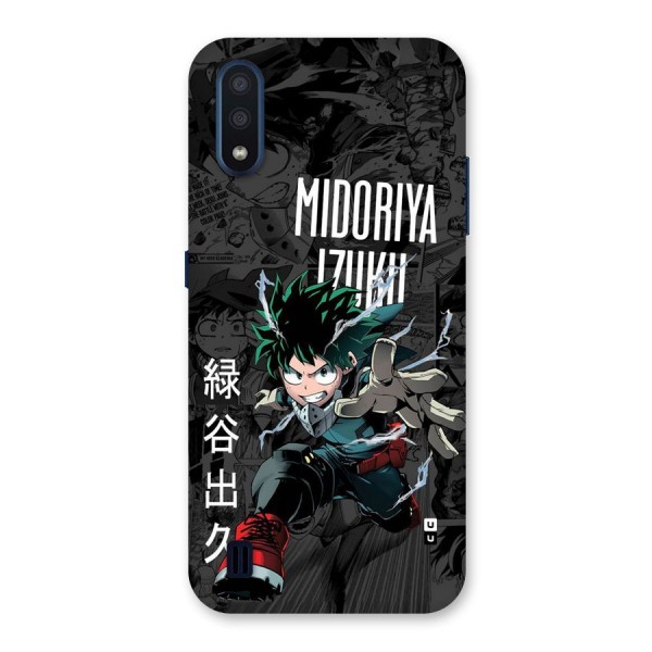 Young Midoriya Back Case for Galaxy M01