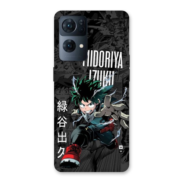 Young Midoriya Back Case for Oppo Reno7 Pro 5G