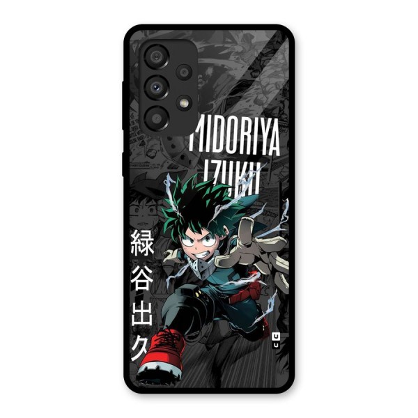 Young Midoriya Glass Back Case for Galaxy A33 5G