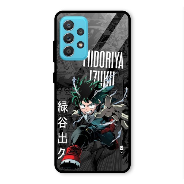 Young Midoriya Glass Back Case for Galaxy A52