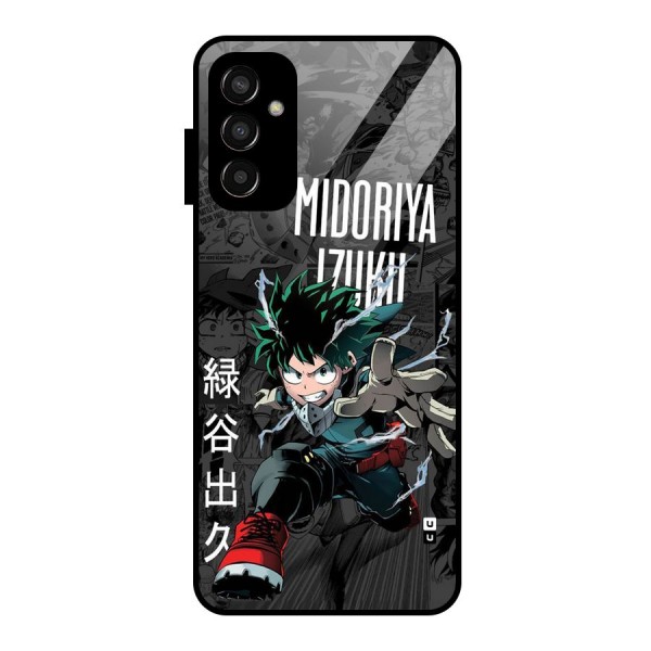 Young Midoriya Glass Back Case for Galaxy F13