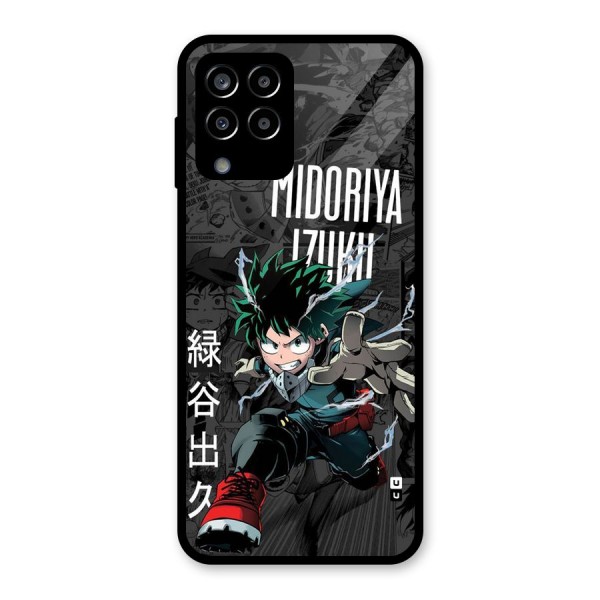 Young Midoriya Glass Back Case for Galaxy M33