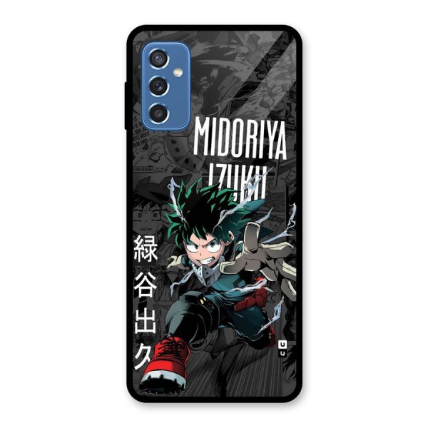 Young Midoriya Glass Back Case for Galaxy M52 5G