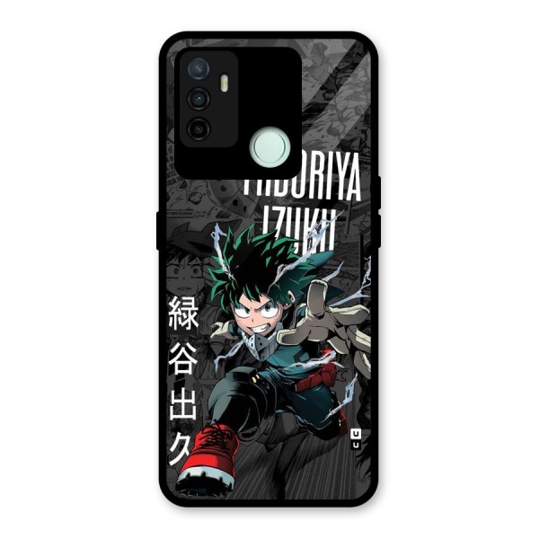 Young Midoriya Glass Back Case for Oppo A53