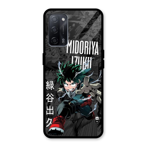 Young Midoriya Glass Back Case for Oppo A53s 5G