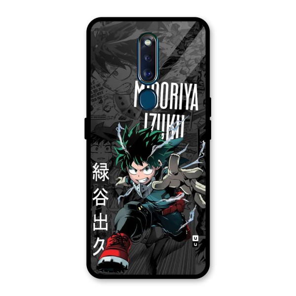 Young Midoriya Glass Back Case for Oppo F11 Pro