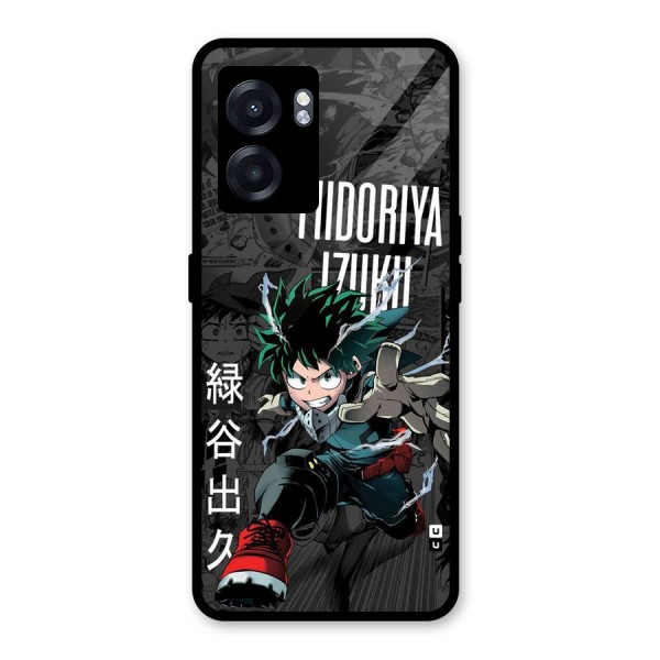 Young Midoriya Glass Back Case for Oppo K10 (5G)