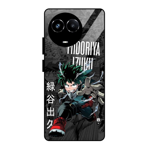 Young Midoriya Glass Back Case for Realme 11X