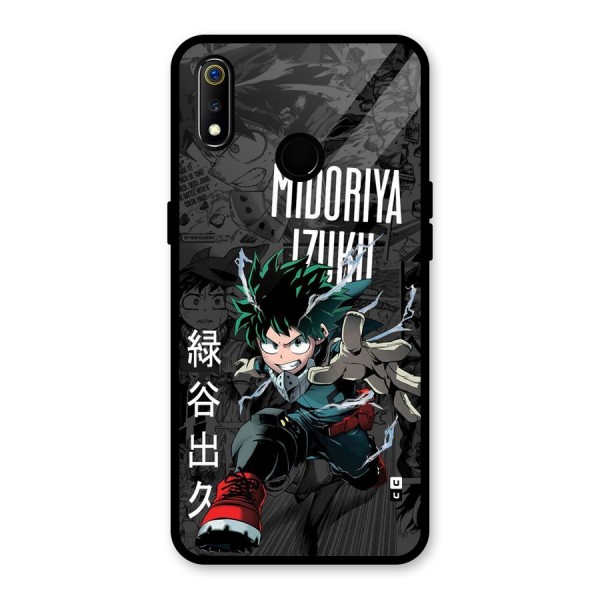 Young Midoriya Glass Back Case for Realme 3i