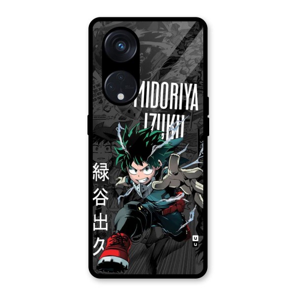 Young Midoriya Glass Back Case for Reno8 T 5G