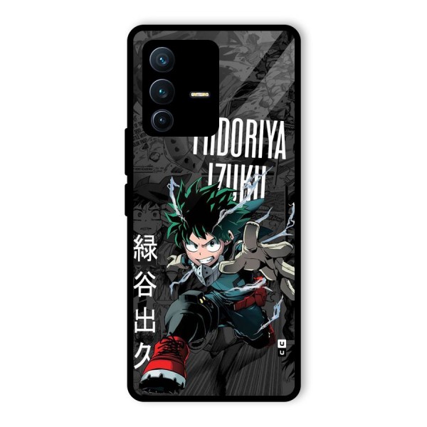 Young Midoriya Glass Back Case for Vivo V23 Pro