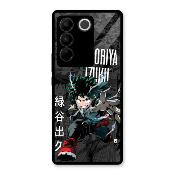 Young Midoriya Glass Back Case for Vivo V27