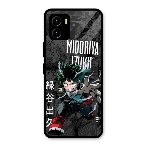 Young Midoriya Glass Back Case for Vivo Y15s