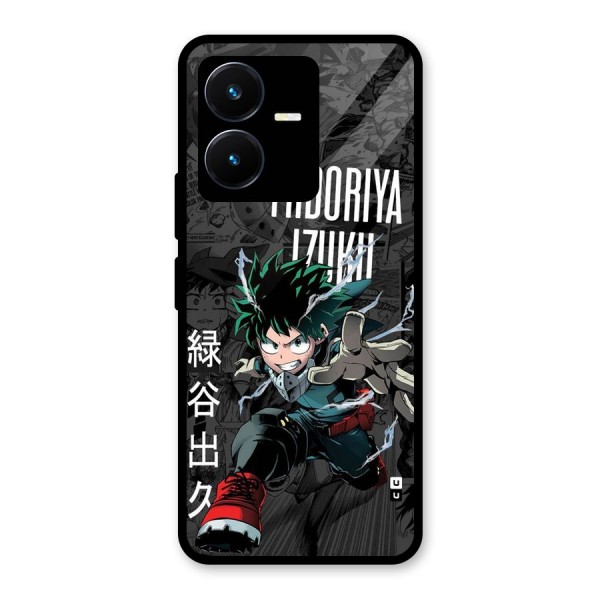 Young Midoriya Glass Back Case for Vivo Y22