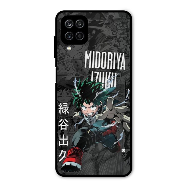 Young Midoriya Metal Back Case for Galaxy A12