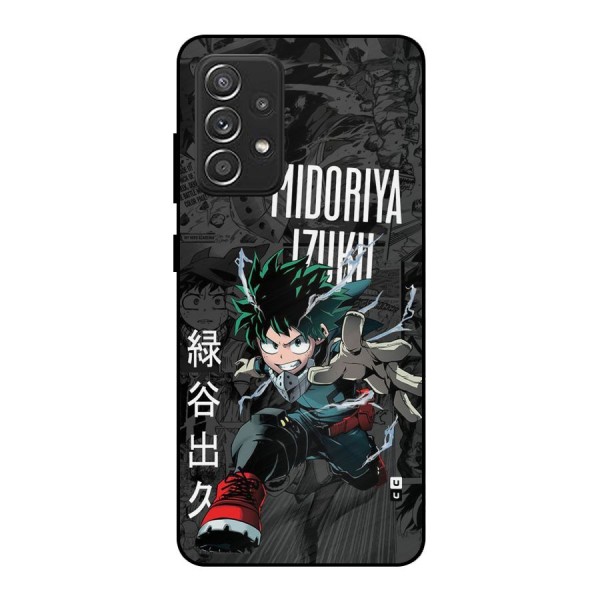 Young Midoriya Metal Back Case for Galaxy A52