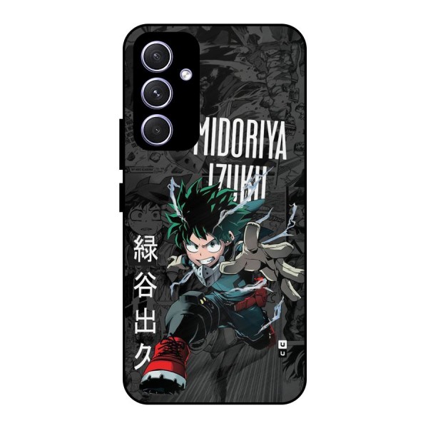 Young Midoriya Metal Back Case for Galaxy A54