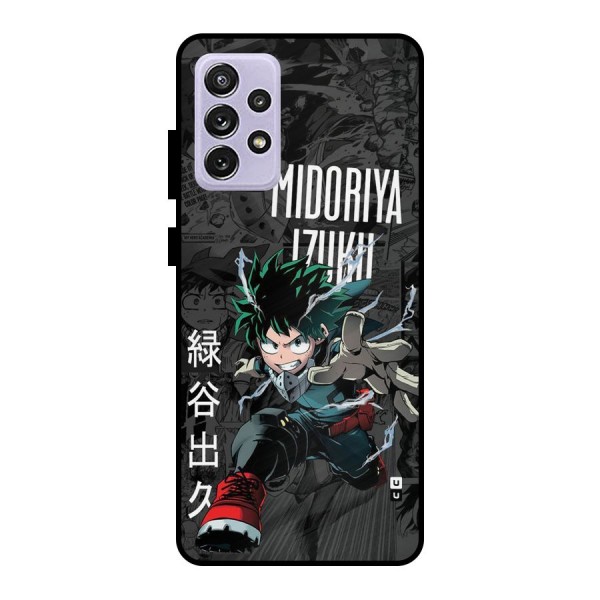 Young Midoriya Metal Back Case for Galaxy A72