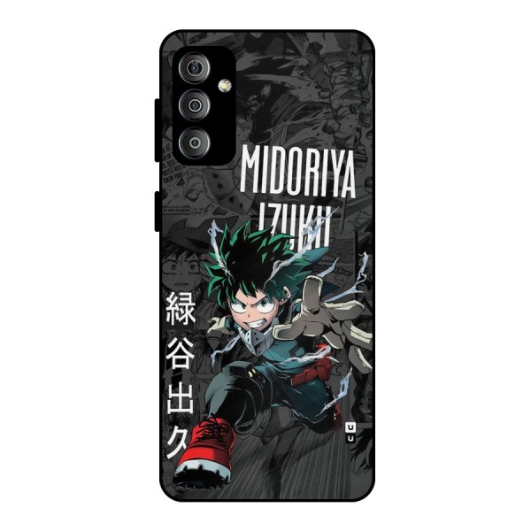 Young Midoriya Metal Back Case for Galaxy F23