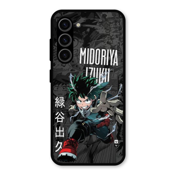 Young Midoriya Metal Back Case for Galaxy S23