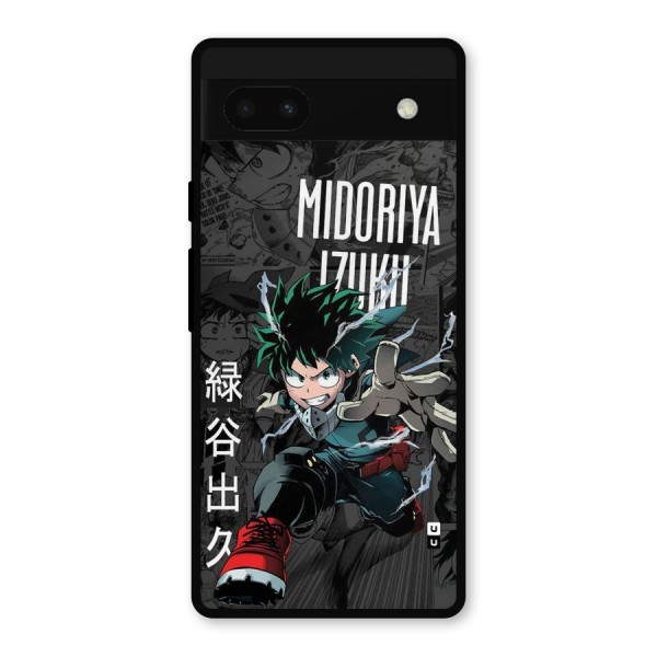 Young Midoriya Metal Back Case for Google Pixel 6a