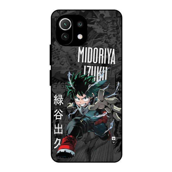 Young Midoriya Metal Back Case for Mi 11 Lite