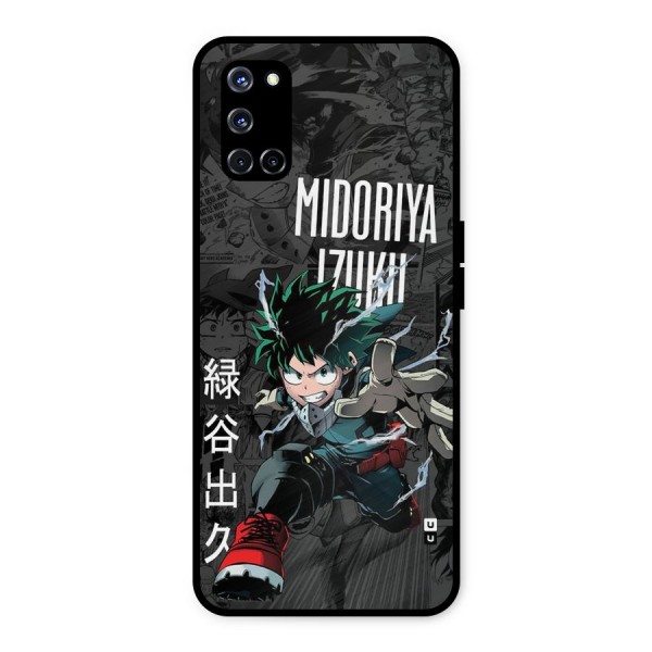 Young Midoriya Metal Back Case for Oppo A52