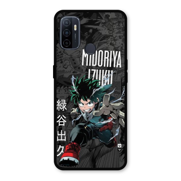 Young Midoriya Metal Back Case for Oppo A53