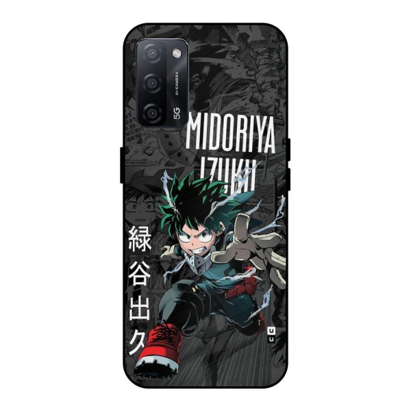 Young Midoriya Metal Back Case for Oppo A53s 5G