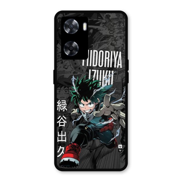 Young Midoriya Metal Back Case for Oppo A77