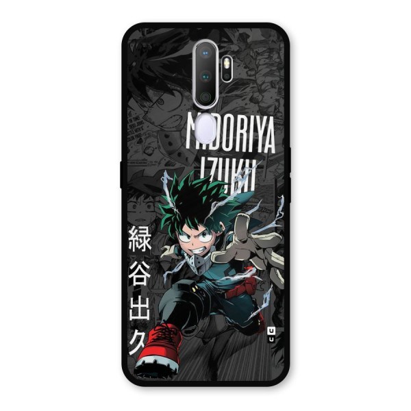 Young Midoriya Metal Back Case for Oppo A9 (2020)