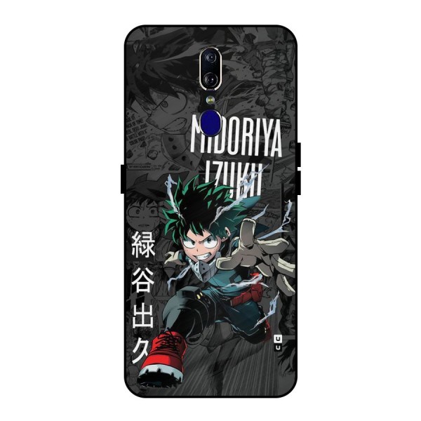 Young Midoriya Metal Back Case for Oppo F11